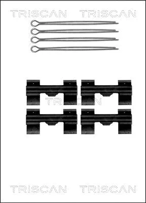 Accessory Kit, disc brake pad (8105 161307)