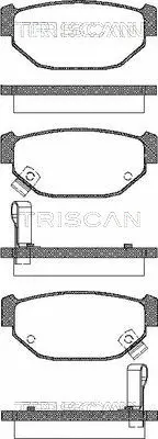 Brake Pad Set, disc brake (8110 68983)