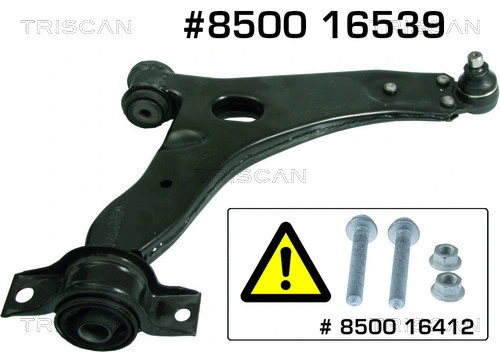 Control/Trailing Arm, wheel suspension (8500 16539)