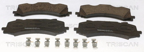 Brake Pad Set, disc brake (8110 29194)