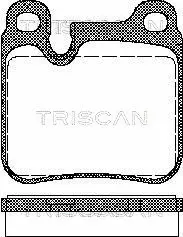 Brake Pad Set, disc brake (8110 29161)