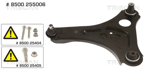 Control/Trailing Arm, wheel suspension (8500 255006)