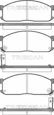 Brake Pad Set, disc brake (8110 10873)