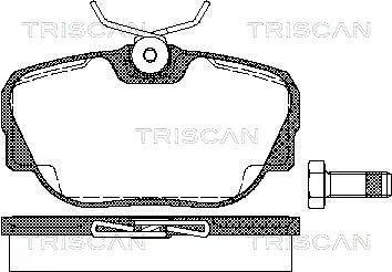 Brake Pad Set, disc brake (8110 11922)
