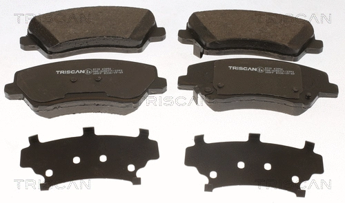 Brake Pad Set, disc brake (8110 43056)