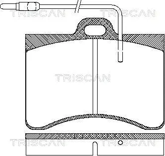 Brake Pad Set, disc brake (8110 38782)