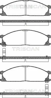 Brake Pad Set, disc brake (8110 14889)