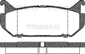 Brake Pad Set, disc brake (8110 50184)
