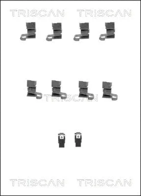Accessory Kit, disc brake pad (8105 691619)
