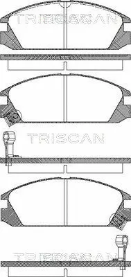 Brake Pad Set, disc brake (8110 40853)