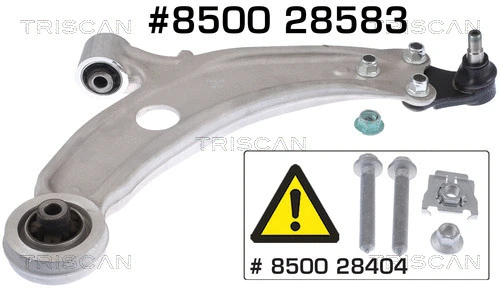 Control/Trailing Arm, wheel suspension (8500 28583)