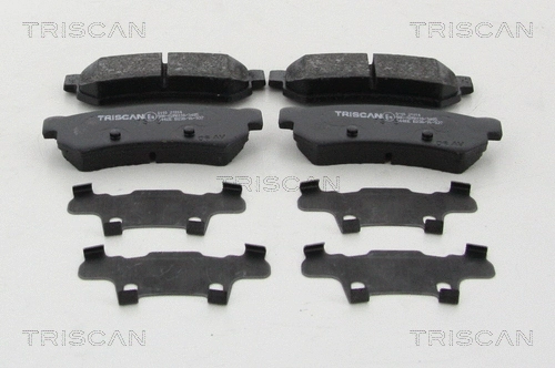Brake Pad Set, disc brake (8110 21014)