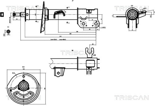 Shock Absorber (8705 21101)