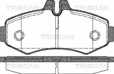 Brake Pad Set, disc brake (8110 23020)