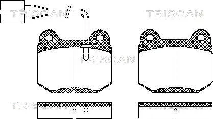 Brake Pad Set, disc brake (8110 12741)