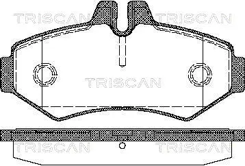 Brake Pad Set, disc brake (8110 10515)