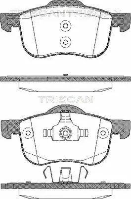 Brake Pad Set, disc brake (8110 27003)
