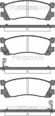 Brake Pad Set, disc brake (8110 50896)