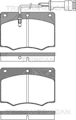 Brake Pad Set, disc brake (8110 16231)