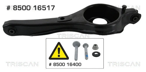 Control/Trailing Arm, wheel suspension (8500 16517)