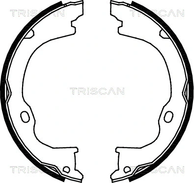 Brake Shoe Set, parking brake (8100 80011)