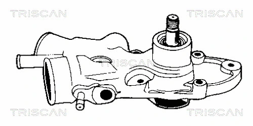 Water Pump, engine cooling (8600 10077)