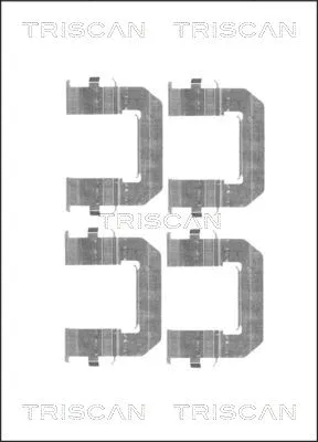 Accessory Kit, disc brake pad (8105 241609)