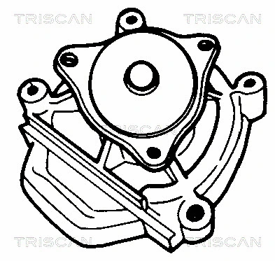 Water Pump, engine cooling (8600 40809)