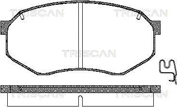 Brake Pad Set, disc brake (8110 10895)
