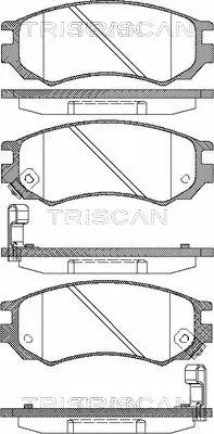 Brake Pad Set, disc brake (8110 14026)