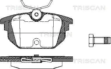 Brake Pad Set, disc brake (8110 15008)