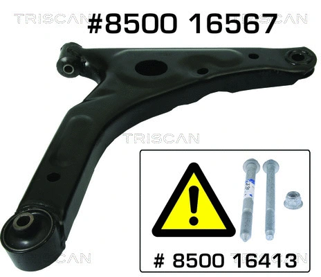 Control/Trailing Arm, wheel suspension (8500 16567)