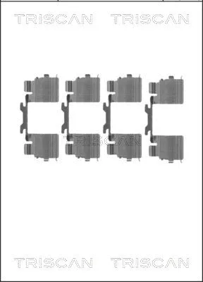 Accessory Kit, disc brake pad (8105 101648)