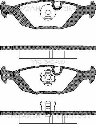 Brake Pad Set, disc brake (8110 65849)