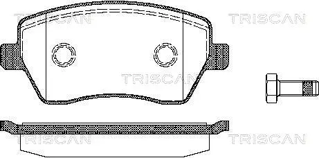 Brake Pad Set, disc brake (8110 14039)