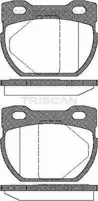Brake Pad Set, disc brake (8110 17013)