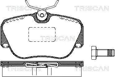 Brake Pad Set, disc brake (8110 23936)