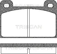 Brake Pad Set, disc brake (8110 10111)