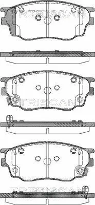 Brake Pad Set, disc brake (8110 50012)