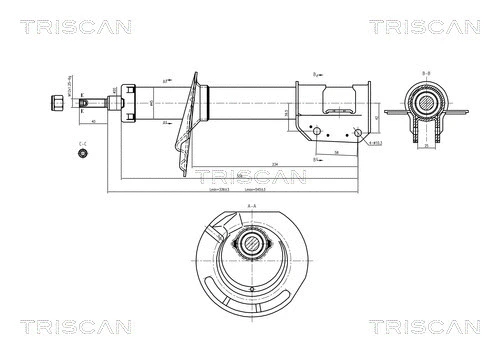 Shock Absorber (8705 15101)