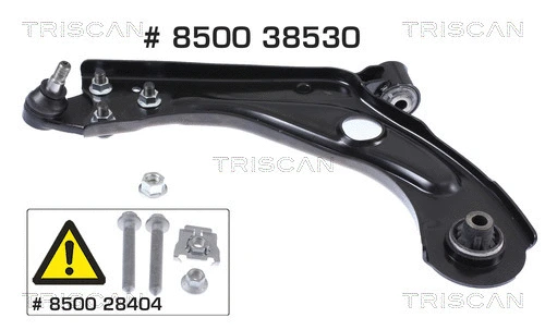 Control/Trailing Arm, wheel suspension (8500 38530)