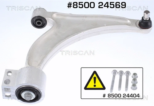 Control/Trailing Arm, wheel suspension (8500 24569)