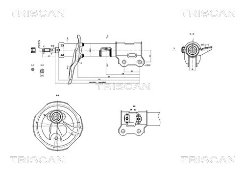 Shock Absorber (8705 43103)