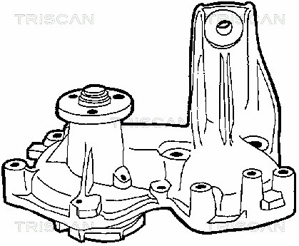 Water Pump, engine cooling (8600 15884)