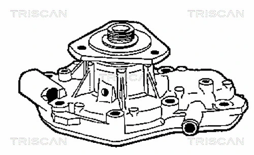 Water Pump, engine cooling (8600 25007)