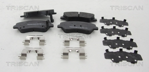 Brake Pad Set, disc brake (8110 43051)