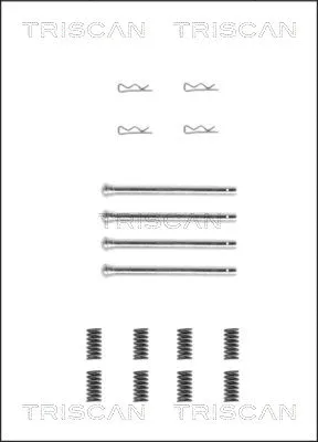 Accessory Kit, disc brake pad (8105 701435)