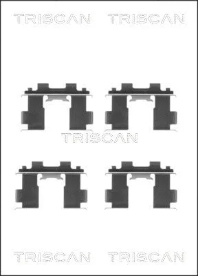 Accessory Kit, disc brake pad (8105 141590)