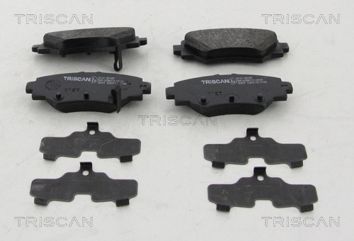 Brake Pad Set, disc brake (8110 50189)