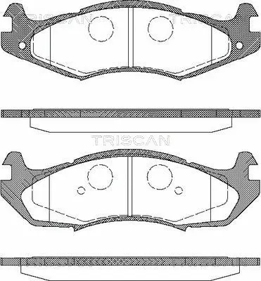 Brake Pad Set, disc brake (8110 80524)
